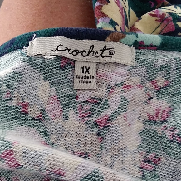 NWT crochet blouse size 1X - Picture 4 of 5